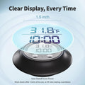 Silicone Cover Ice Bath Thermometer with Timer, Waterproof Floating Water Thermometer for Cold Plunge, Works with Ice Bath Tub Hot Tub Accurate