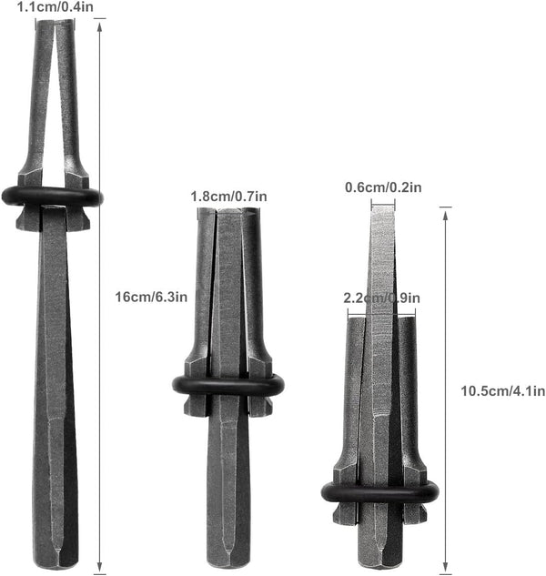 5 Packs of Heavy Duty Wedge and Feather Shims, Abuff 3/4 Inch Plug Shim and Wedge Concrete Rock Stone Splitter Hand Tools