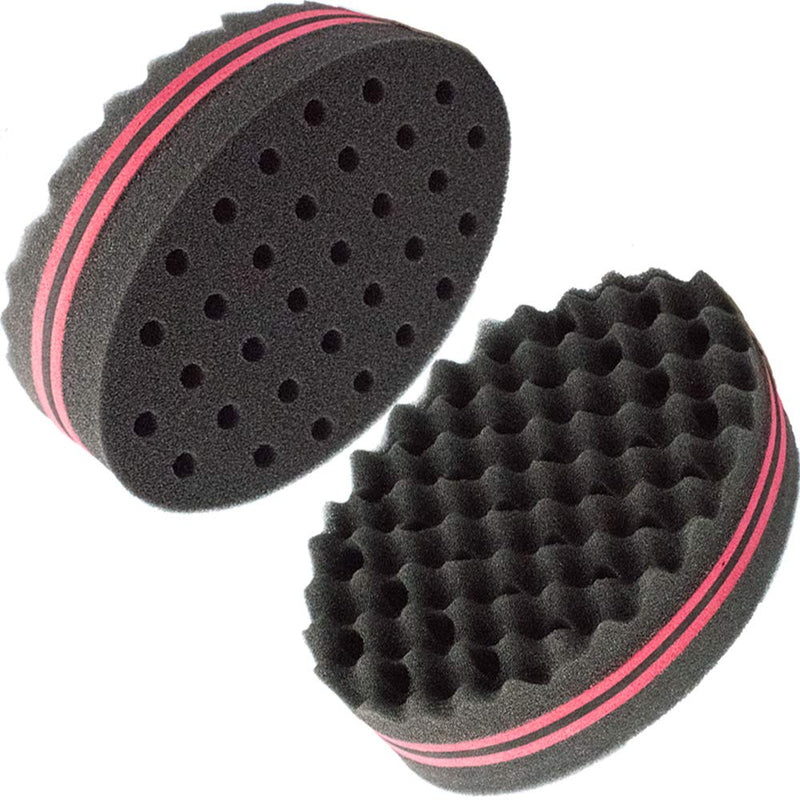 Small Holes Hair Sponge for Twists and Dreads Barber Afro Wave Nappy Sponge Brush for Curls Women Men Natural Hair 1 Pcs Twist