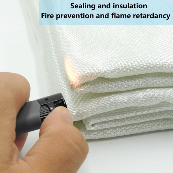Fiberglass Cloth Plain Weave Fiberglass Mat Woven Fiberglass Sheet | 0.75oz 0.03mm for Boat RC Plane Auto Surfboard Tub Pool Repair 106" x 50"
