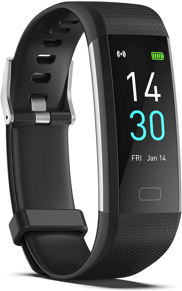 ENGERWALL Fitness Tracker with Step Counter/Calories/Stopwatch, Activity Tracker with Heart Rate Monitor, IP68, Health Tracker with Sleep Tracker,