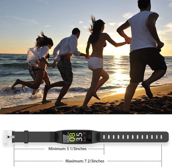 ZURURU Fitness Tracker with Blood Pressure Heart Rate Sleep Health Monitor for Men and Women, Upgraded Waterproof Activity Tracker Watch, Step
