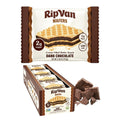 Rip Van Dark Chocolate Wafer Cookies - Healthy Snacks - Non GMO, Keto, Low Carb, Low Sugar (2g), Low Calorie and Vegan, 16 Count