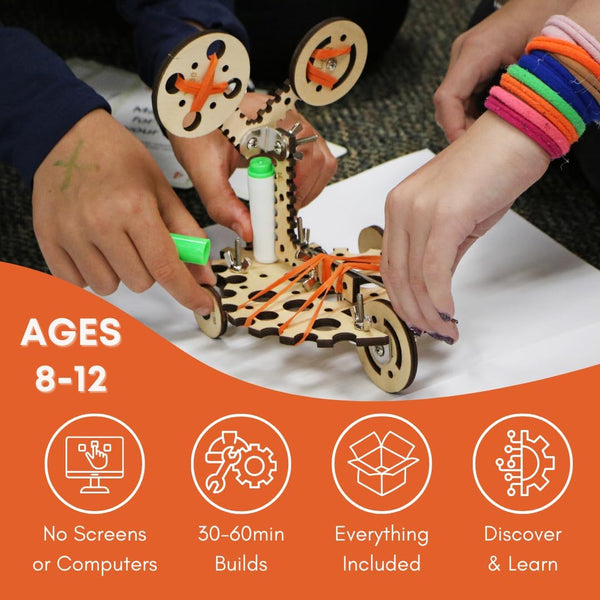 STEM Kits for Kids Age 8-10 | Inventors Kids Science Kit, Robot Building, and Engineering with Electricity Circuits | Coolest DIY Toys and Best