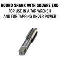 Drill America 3/8"-40 UNS High Speed Steel Plug Tap, (Pack of 1)
