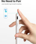Metapen Pencil A8 V4 for iPad 2018-2026, Upgrade Magnetic Attraction, 2X Fast Charge, Low Latency Stylus Pen for iPad 11-6th Gen, Pro