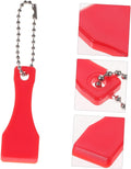 10Pcs Red Lottery Ticket Scraper Lottery Ticket Scratcher Sticker Label Remover Plastic Small Scraper Shovel Shape Lottery Scratcher Lottery