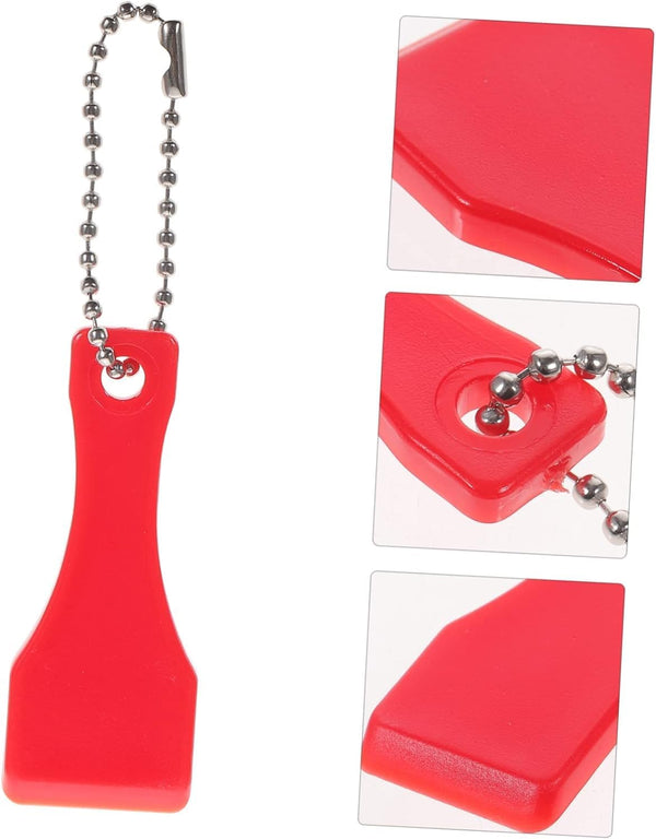 10Pcs Red Lottery Ticket Scraper Lottery Ticket Scratcher Sticker Label Remover Plastic Small Scraper Shovel Shape Lottery Scratcher Lottery