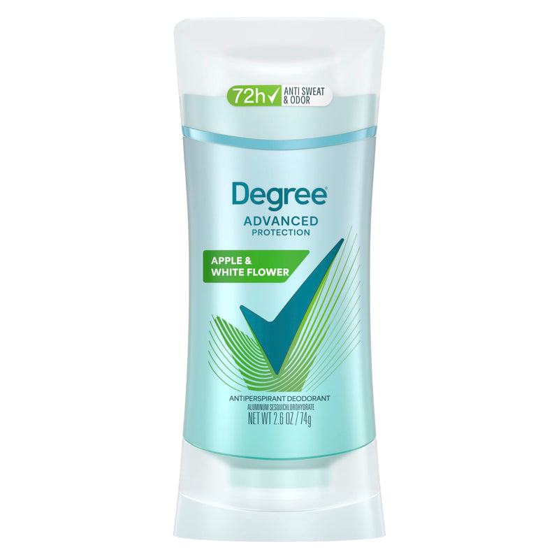 Degree Advanced Protection Antiperspirant Deodorant White Flowers & Lychee for 72-Hour Sweat & Odor Control for Women, with Body Heat Activated