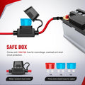 Nilight 16AWG LED POD Lights Wiring Harness Kit LED Light Bar 12V 5Pin Rocker Switch Laser on off Waterproof Toggle Switch Power Relay Blade