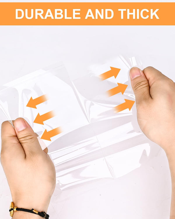 300 Pcs Self Adhesive Cookie Bags, 4x6 Inches Self Sealing Cellophane Bags, Clear Resealable Cellophane Bag for Packaging, Cookies, Gifts, Candy,