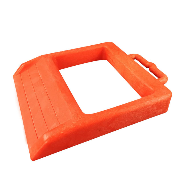 ROBLOCK Pallet Jack Chock Heavy Duty Wheel Chock, Pallet Jack Stopper for Truck 14.2" Length X 11.2" Width X 2" Height (
