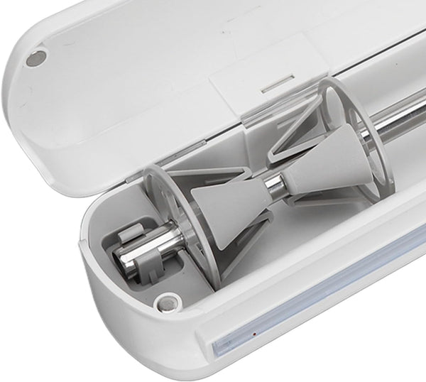 Cutting Plastic Wrap Dispenser with Slide Cutter,And Reusable for Tin Foil, Design (40X35Cm / 15.7X13.8In)