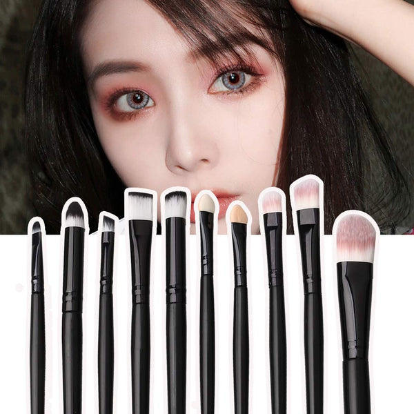 Makeup Brushes ZHIYE Make up Brush Set 20 Pcs Professional Face Eyeliner for Foundation Blush Concealer Eyeshadow with Travel Black