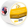 ELK Vapor Barrier Tape - 4” x 180ft - PE 7mm Polyethylene Seam Tape - Moisture Barrier Seam & Seal for Crawlspace Encapsulations or Waterproof