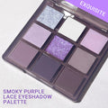 SUAKE Purple Eyeshadow Palette for Eye Makeup,High Pigmented Silver White Tan Grape Brown Color Light Violet Eye Shadow Primers, Matte Shimmer