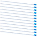 CRASPIRE 12Pcs Plastic Wrap Slide Cutter 12" Self Adhesive Two Way Cling Film Wrap Dispenser Sliding Cutters Replacement Reusable for Kitchen Home