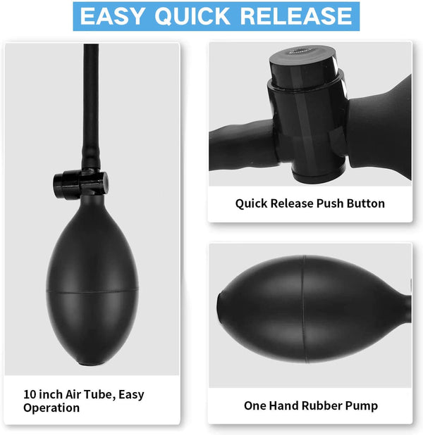 Air Wedge Bag Kit,Air Wedge Bag Pump, 3 Pack Commercial Inflatable Air Wedge Pump Bag Tool, Professional Leveling Kit & Alignment Tool, Air Bag