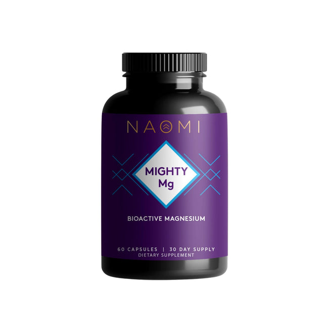 NAOMI Mighty Mg Magnesium Glycinate & Malate Complex 360Mg, High Absorption Form