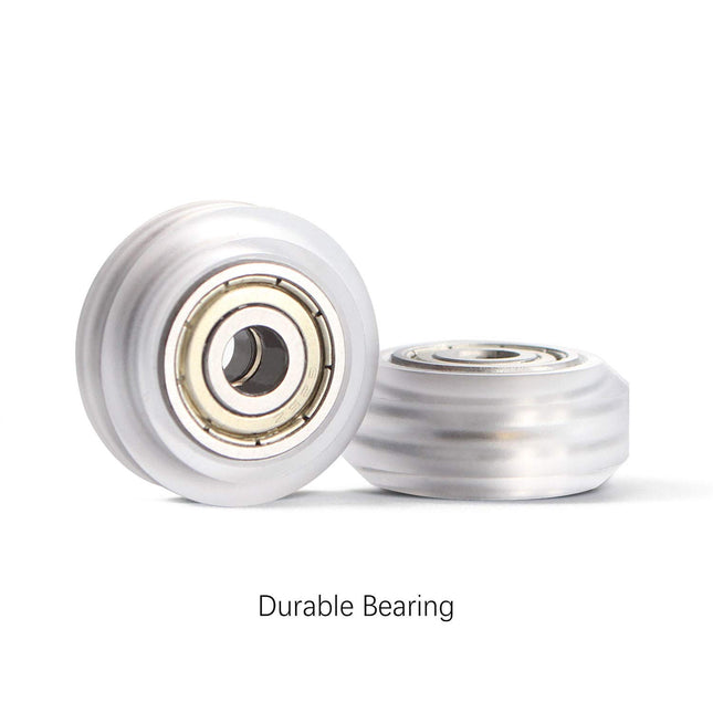 3D Printer Rollers Polycarbonate Gantry Wheels V Slot (13Pcs/Pack) Clear Ender 3 Bed Wheels 625Zz for Creality Ender Rol