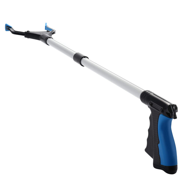 2026 Upgrade Grabber Reacher Tool, Foldable (Blue-32INCH)