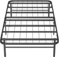 BestMassage | Twin Bed Frame | Metal | Heavy Duty Steel Slats with 6 Legs | Foldable | Sturdy, No Box Spring Needed | Easy to Assemble with