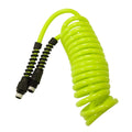 Flexzilla Polyurethane Recoil Air Hose, 1/4 in. x 10 ft., ZillaGreen - LP1410AFZ 1/4" x 10 Feet