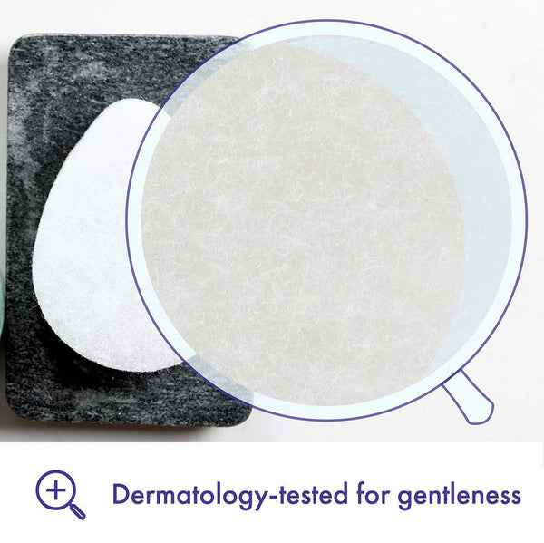 Buf-Puf Regular Facial Sponge, Dermatologist Developed, Removes Deep down Dirt & Makeup That Causes Breakouts and Blackheads, Reusable,