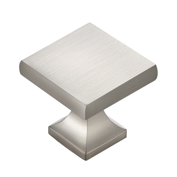 Home Expert 5 Pack Cabinet Knobs Kitchen Cabinet Knobs Silver Knobs for Dresser Drawers Brushed Kitchen Hardware for Cabinets Square Drawer Pulls