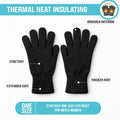 12 Pairs Winter Gloves, Adult Warm Knit Unisex Stretchy Bulk Pack Mens Womens Magic Glove 12 Pairs Touch Screen Assorted