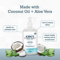 Kirk's Hydrating Hand Wash - Made with Coconut Oil and Aloe Vera, With Odor Neutralizing Technology To Help Eliminate Odors, Non-GMO, Vegan,