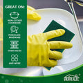 HOMEXCEL Heavy Duty Scrub Sponges Kitchen 60 Count, Extra-Large Sponges for Cleaning Kitchen and Household, Dish Scrubber for Washing Dishes, Pots