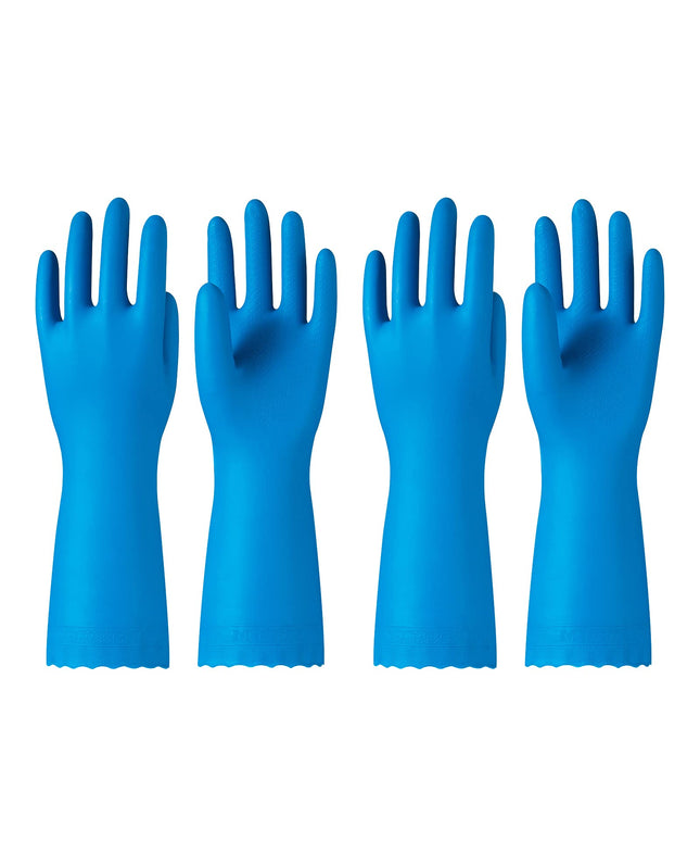 PACIFIC PPE 2 Pairs Reusable Dishwashing Cleaning Gloves, Household, Kitchen, Co