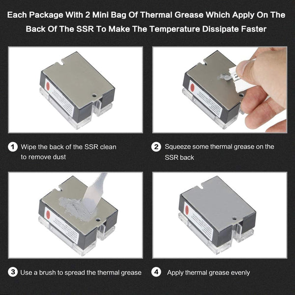 CG Solid State Relay SSR-25DD DC to DC Input 3-32VDC To Output 5-240VDC 25A Single Phase Plastic Cover DC to DC 25A