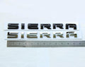 Yoaoo 1X OEM Chrome Sierra Nameplate Letter Emblem Badge Glossy Compatible with 2500Hd 3500Hd Sierra