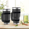20 Oz 30 Oz 40 Oz Tumbler Handle Adjustable Fit for YETI, RTIC, Ozark Trail, Travel Mug Cup, SIC, Rambler, and All Brands Tumbler Cup Black