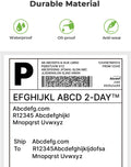 Nelko Genuine 4x6 Direct Thermal Shipping Label (Pack of 500 Fan-Fold Labels), 4x6 Thermal Labels for Nelko PL70E Shipping Label Printer,