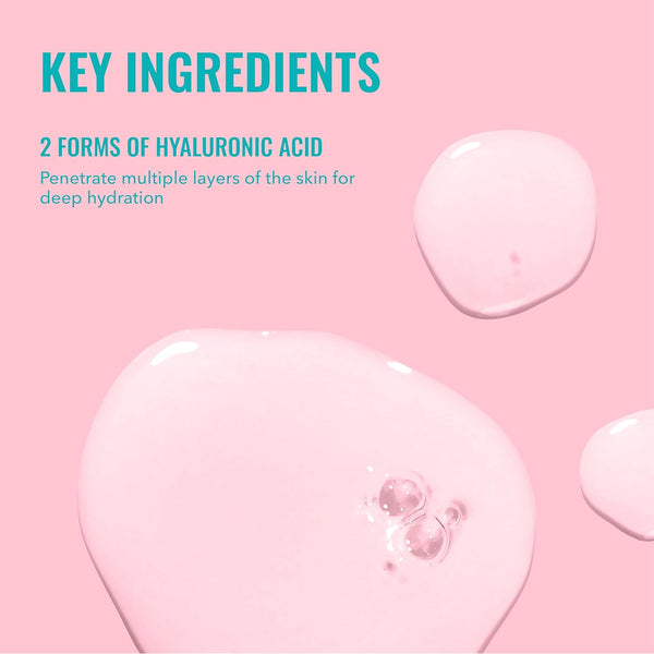 Good Molecules Hyaluronic Acid Serum - 1% Hyaluronic Acid Non-greasy Ultra Hydrating Serum, Facial Moisturizer for Plumper Skin, Skin Care for
