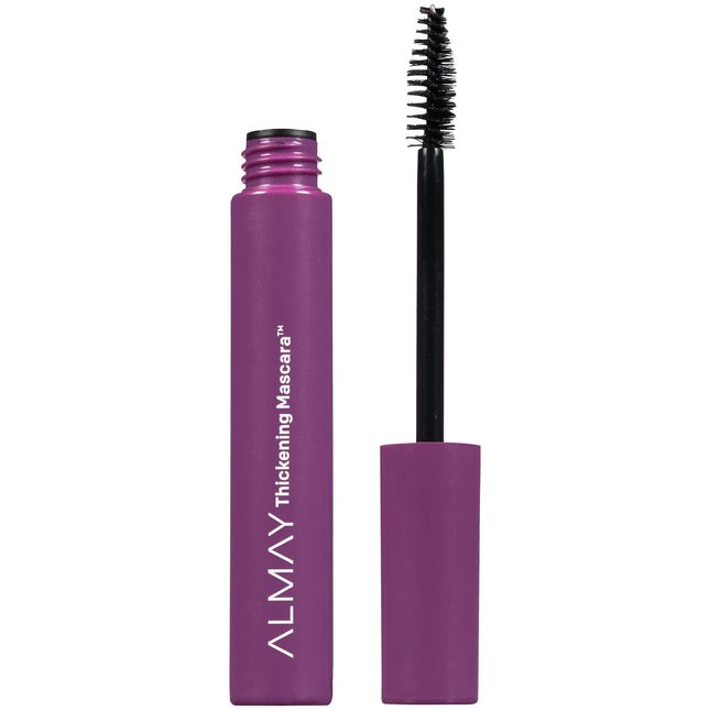 Almay Mascara, Thickening, Volume & Length Eye Makeup with Aloe and Vitamin B5, Hypoallergenic-Fragrance Free, Ophthalmo