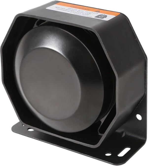 JAMTOM Compact High-Performance PA Siren Horn, 200W/8 Ohms Ultra Slim Sirens Speaker for Police, Ambulance, Engineer Vehicles (Capable with Any