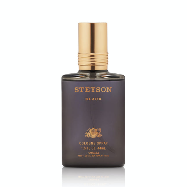 Stetson Black - Cologne for Men - Woody, Dark and Spicy Scent with Fragrance Not