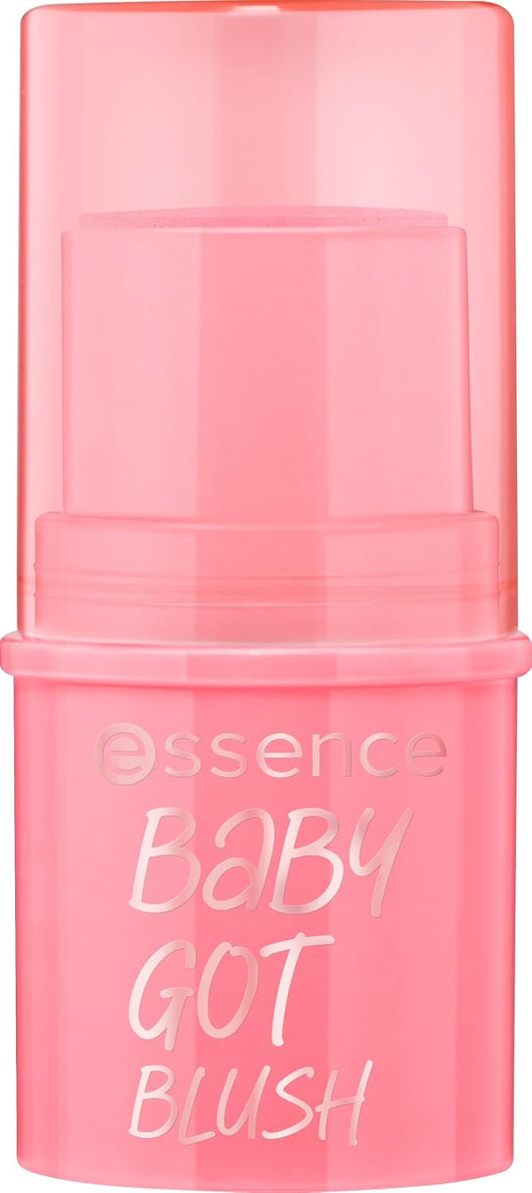 essence | Baby Got Blush (10 | Tickle Me Pink) | Easy to Apply & Blend Pigmented Cream Blush Stick | Vegan & Cruelty Free | Free From Gluten,