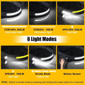 Headlamp Rechargeable 2PCS, 230° Wide Beam Head Lamp LED with Motion Sensor for Adults - Camping Accessories Gear, Waterproof Head Light