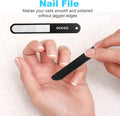 DUCOO Nail Clipper Set, 4 PCS Ultra Sharp Nail Clippers for Men, Women, Adults Toenail Fingernail Clippers, Stainless Steel Nail Cutter & File, Black