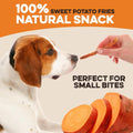 BRUTUS & BARNABY Sweet Potato Dog Treats- No Additive Dehydrated Sweet Potato Fries, Grain Free, Gluten Free and No Preservatives Added (14 oz) 14