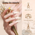Modelones Gel Nail Polish Set- 6 Colors White Nude Brown Gel Polish Skin Tone Neutral Beige Tan Taupe Nail Polish Kit Popular All Seasons Soak off