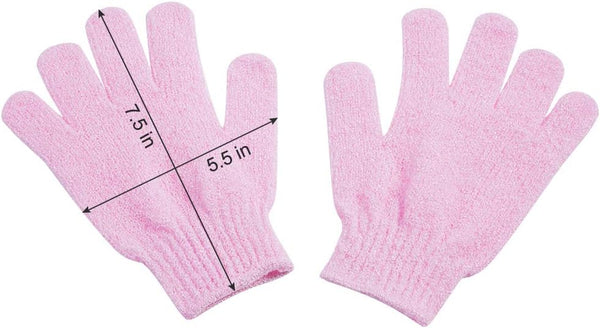 10 Pairs Exfoliating Gloves,Made of 100% Nylon,10 Colors Double Sided Exfoliating Gloves for Beauty Spa Massage Skin Shower Body Scrubber Bathing