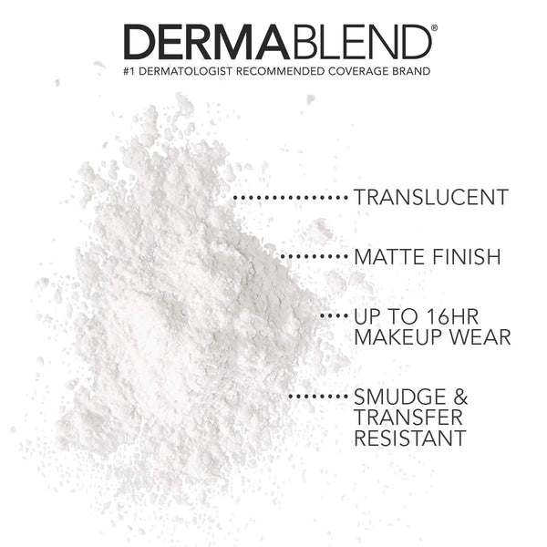 Dermablend Loose Setting Powder, Face Powder Makeup & Finishing Powder for Light, Medium & Tan Skin Tones Original Translucent 0.18 Oz