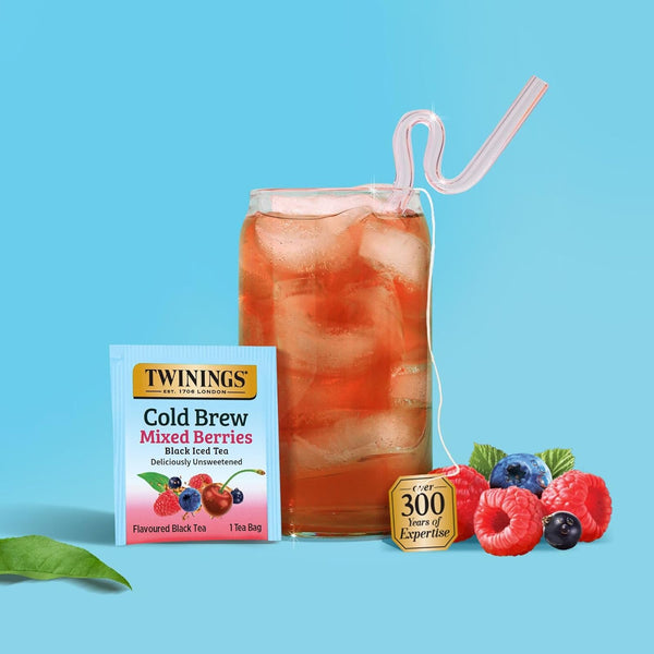 Twinings Cold Brewed Iced Tea Bag Variety Sampler (Pack of 24)