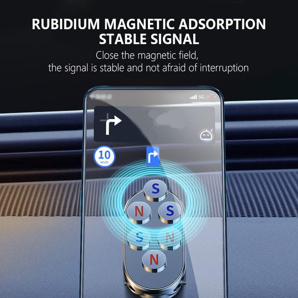 Magnetic Phone Holder for Car,Foldable Phone Mount Multi-Functional 360Â°Rotation,Magnet for Car Dashboard Phone Holder Magnetic Car Mount for